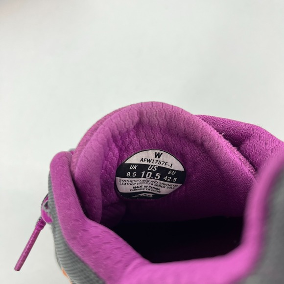 Altra‎ Timp 3 Trail Running Shoes Women's Size 10.5 W Wide Gray Orange Zero Drop - Picture 9 of 10